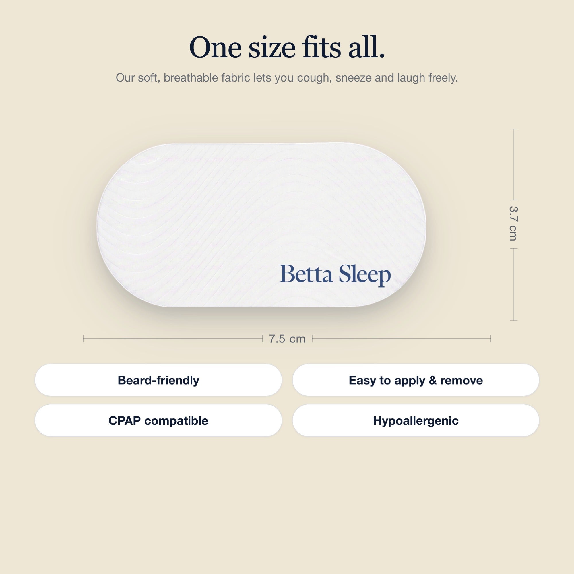 Betta Sleep Collagen Infused Mouth Tape (30 pack)