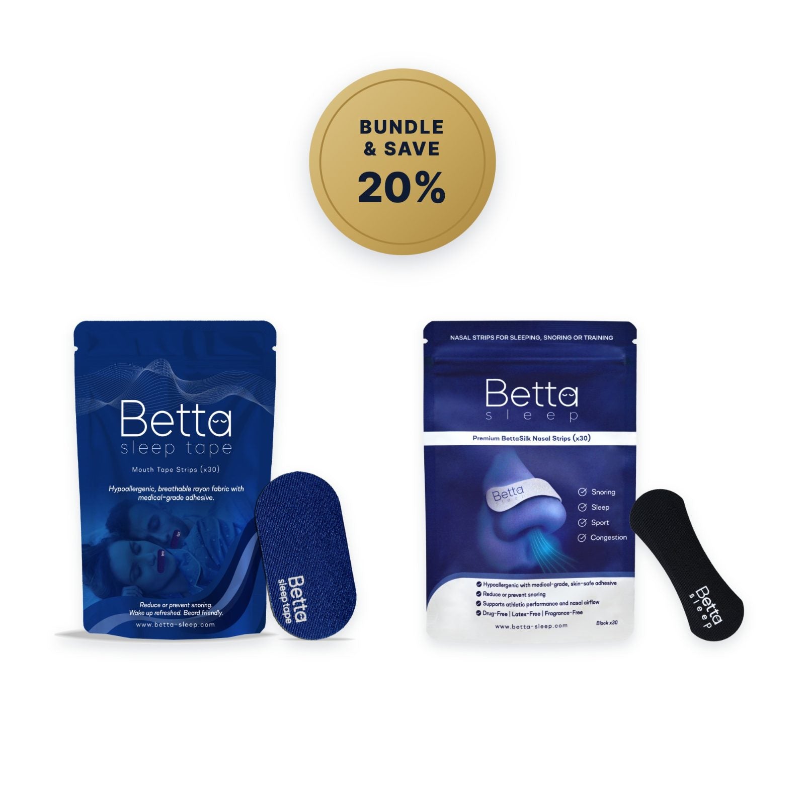 Starter System (Original Mouth Tape + Nasal Strips Bundle)
